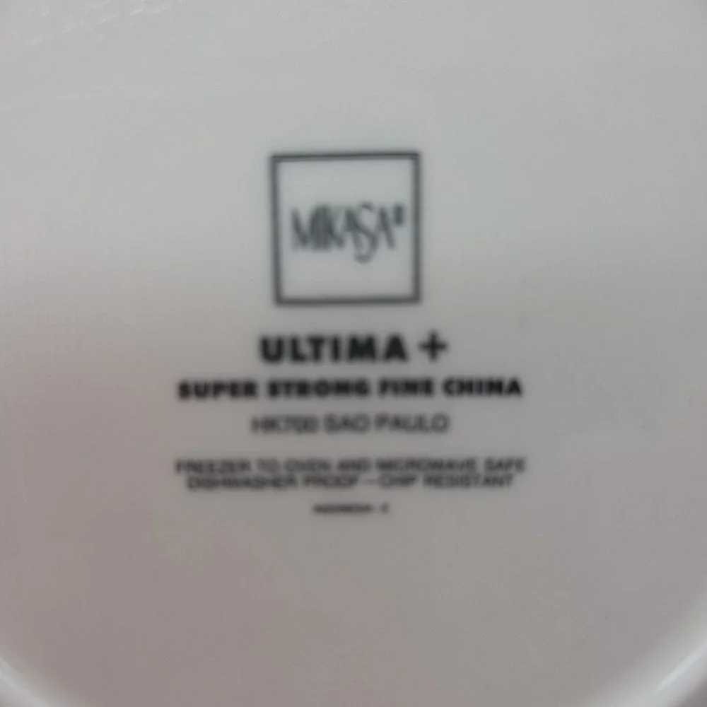 Lot Of 3 Mikasa Sao Paulo Soup Bowls Fine China Ultima+ Super Strong 9.5
